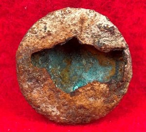 Confederate Artillery Coat Button