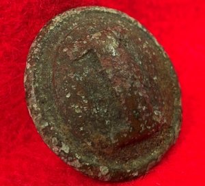 Confederate Infantry Coat Button - "Cast I"