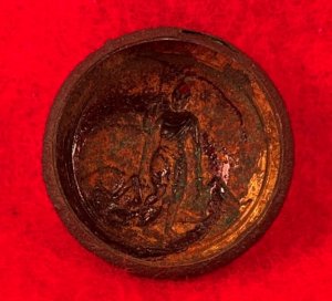 Virginia State Seal Coat Button - Missing Back