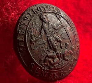 Virginia State Seal Coat Button