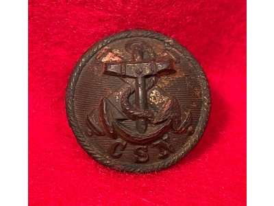 Confederate States Navy Coat Button