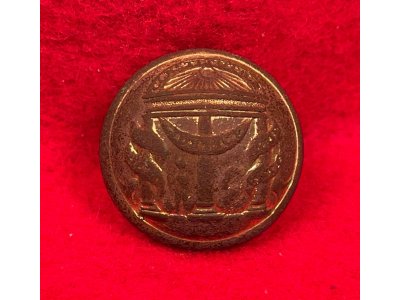 Georgia State Seal Coat Button