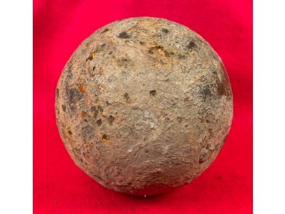 12-Pounder Solid Shot Cannonball