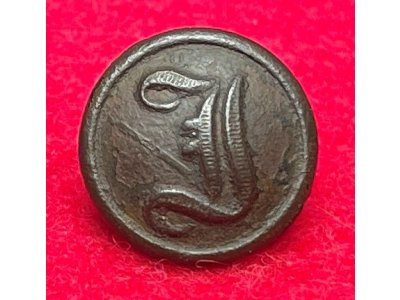 Confederate Infantry Kepi Button - "Script I"