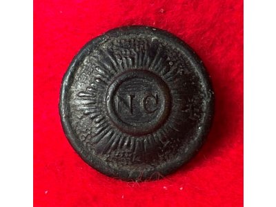 North Carolina "Sunburst" Coat Button