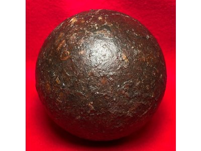 12-Pounder Solid Shot Cannonball