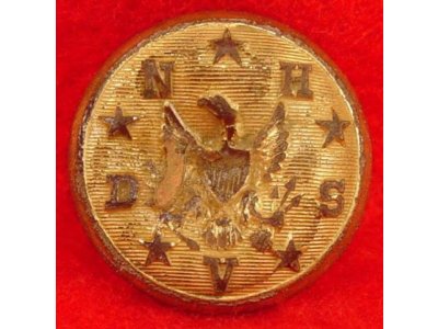 National Home Disabled Solders & Veterans Coat Button - Post War