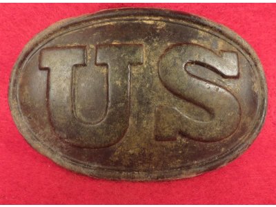 US Waist Belt Buckle Marked "W. H. SMITH / BROOKLYN" 