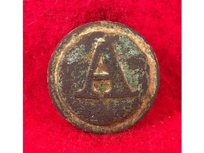 Confederate Artillery Coat Button - Richmond Manufacturer