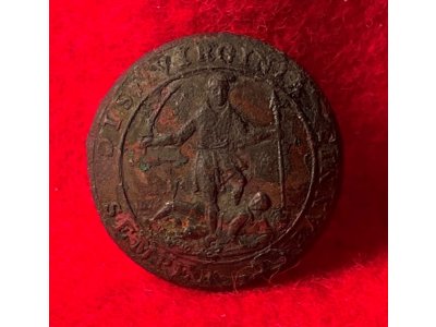 Virginia State Seal Coat Button