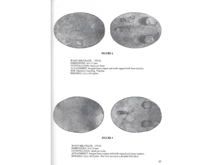 "Confederate General Service Accoutrement Plates" - Signed by the Author 