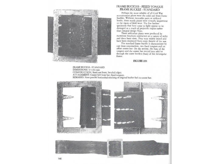 "Confederate General Service Accoutrement Plates" - Signed by the Author 