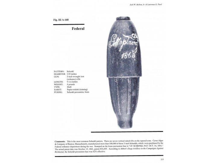 Federal 3-Inch Schenkl Shell