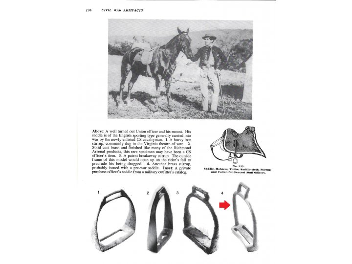 Grimsley Light Artillery Saddle Stirrup