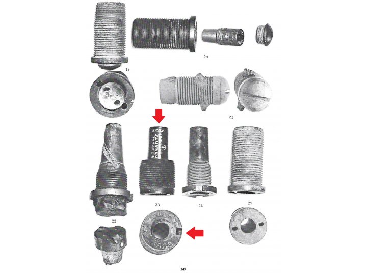 Federal Naval Watercap Fuze - Dated 1862