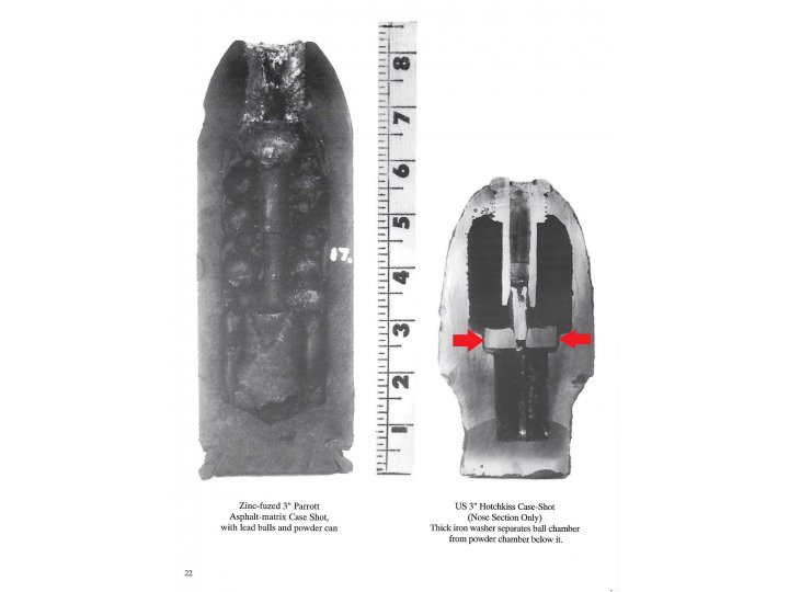 Federal 3-inch Hotchkiss Case-Shot Shell Nose