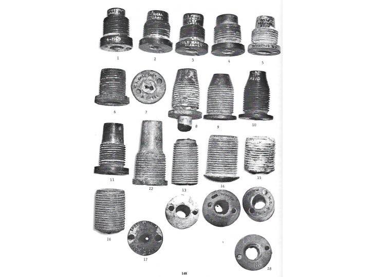 Confederate Fuze Adaptor for Rifled Projectile