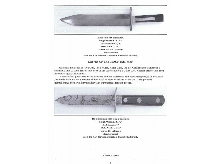 "Civil War Knives"