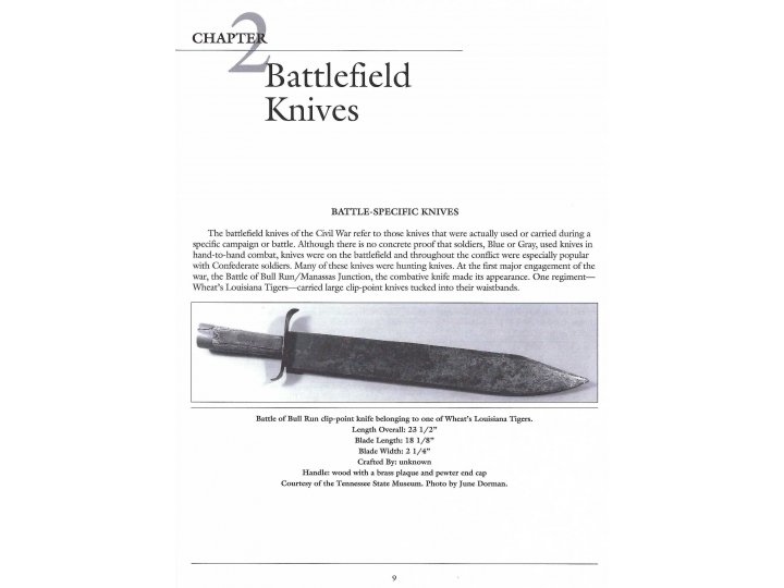 "Civil War Knives"