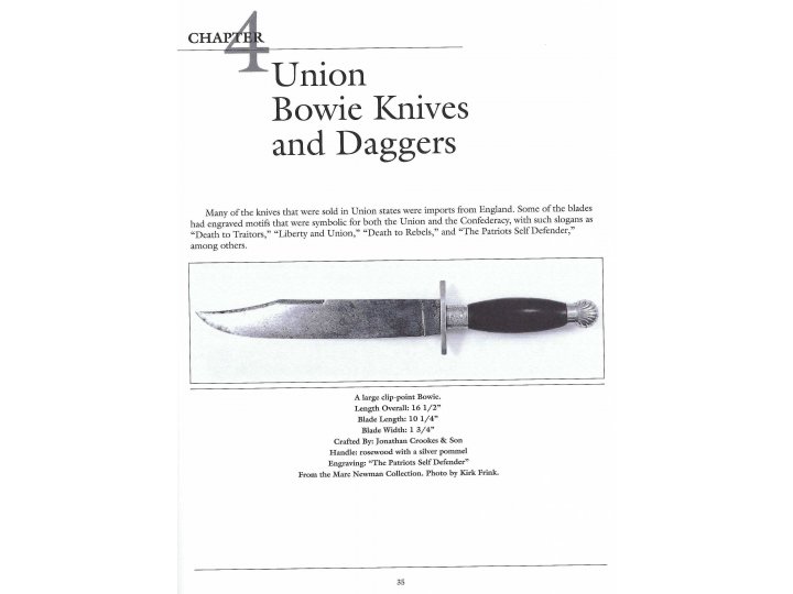 "Civil War Knives"