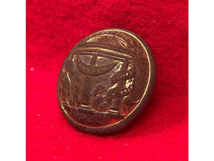 Georgia State Seal Coat Button