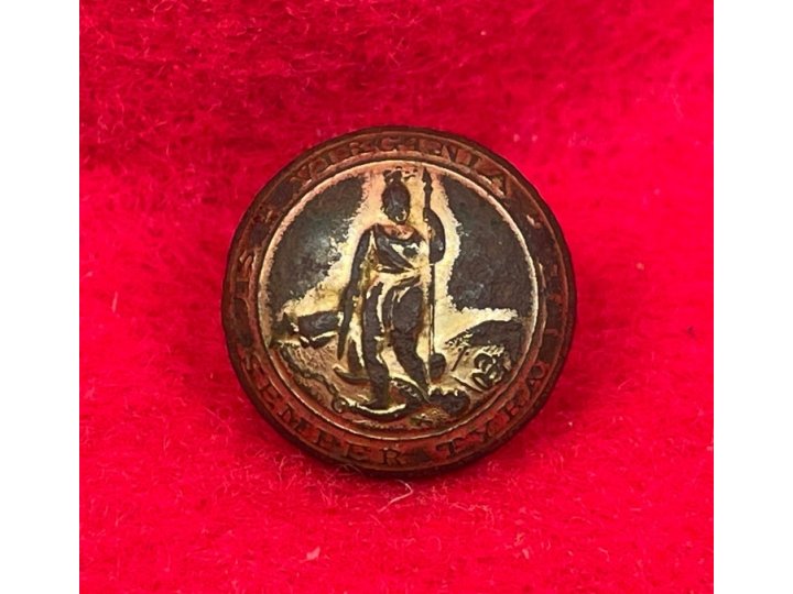 Virginia State Seal Cuff Button