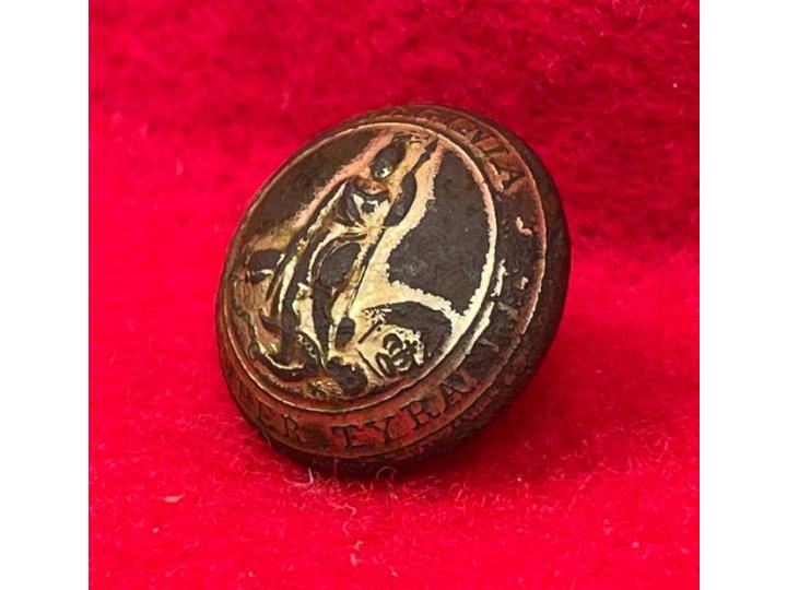 Virginia State Seal Cuff Button