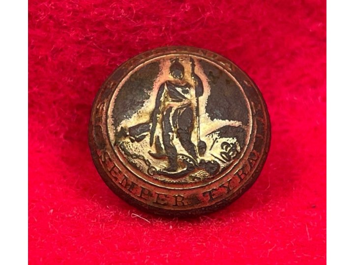 Virginia State Seal Cuff Button