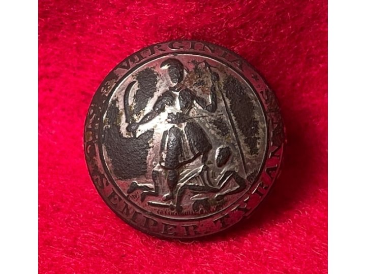 Virginia State Seal Coat Button 