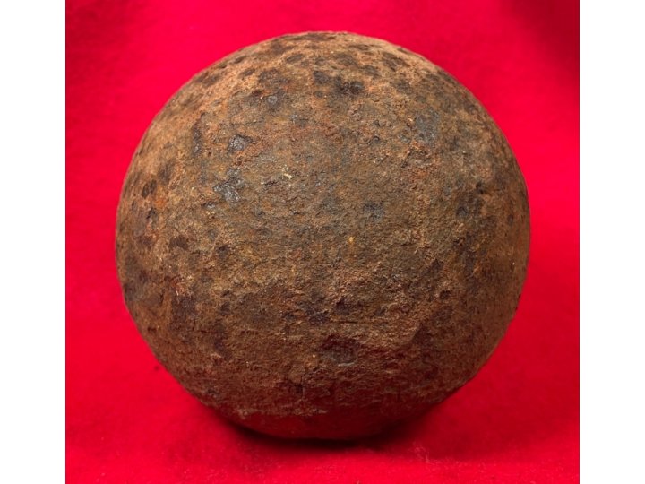 12 Pounder Solid Shot Cannonball