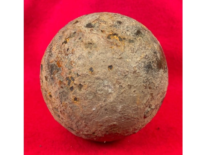 12-Pounder Solid Shot Cannonball