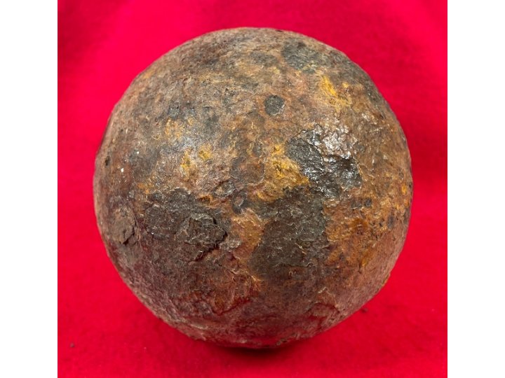 12-Pounder Solid Shot Cannonball