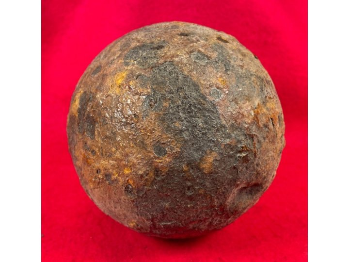 12-Pounder Solid Shot Cannonball