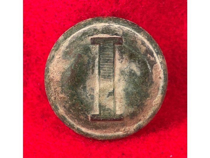 Confederate Infantry Coat Button - Lined I