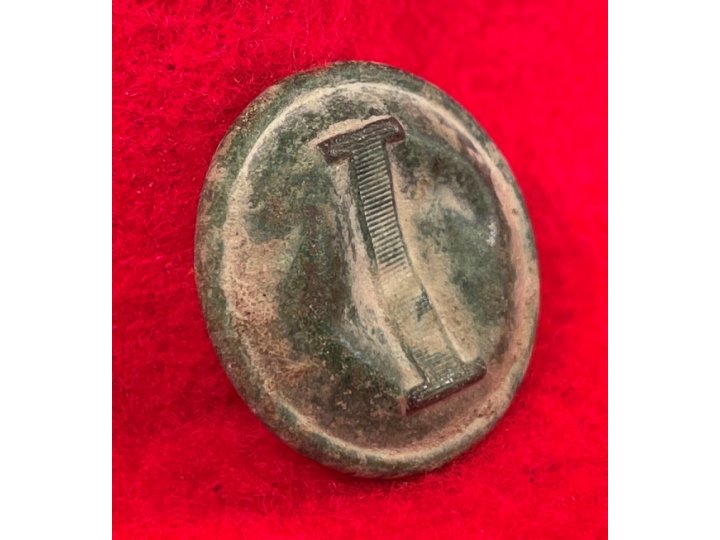 Confederate Infantry Coat Button - Lined I