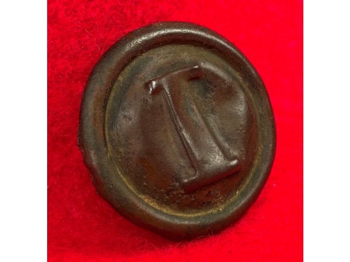 Confederate Western Theatre "Puff I" Infantry Coat Button