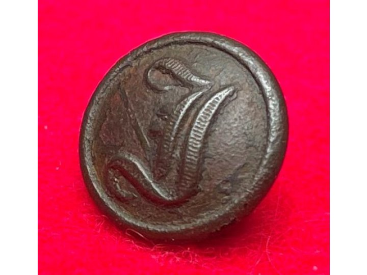 Confederate Infantry Kepi Button - "Script I"