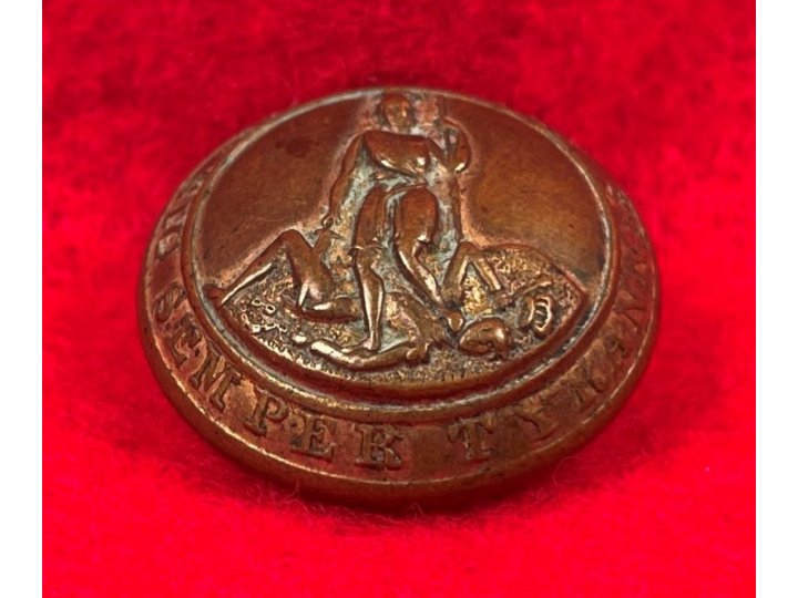 Virginia State Seal Coat Button