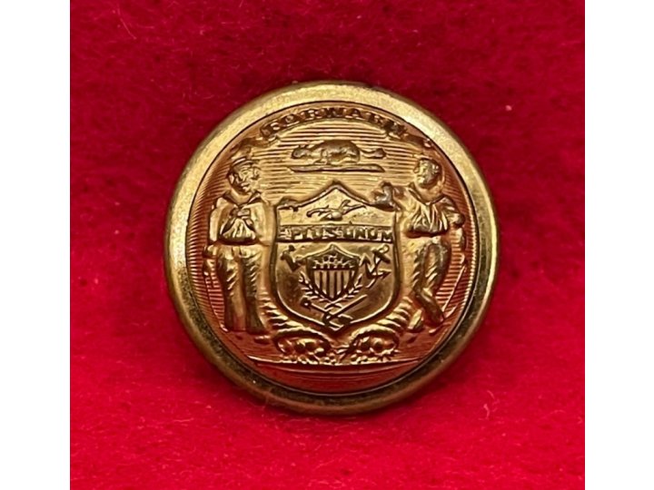 Wisconsin State Seal Coat Button 