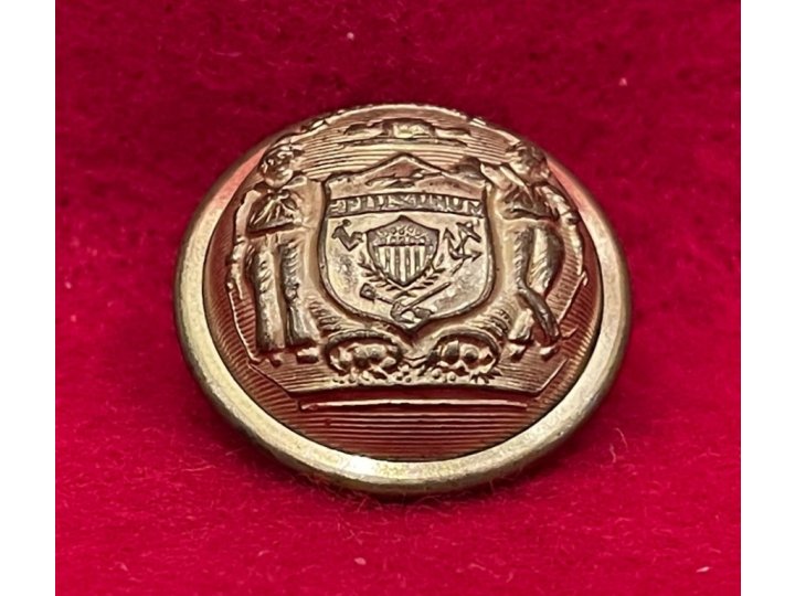 Wisconsin State Seal Coat Button 