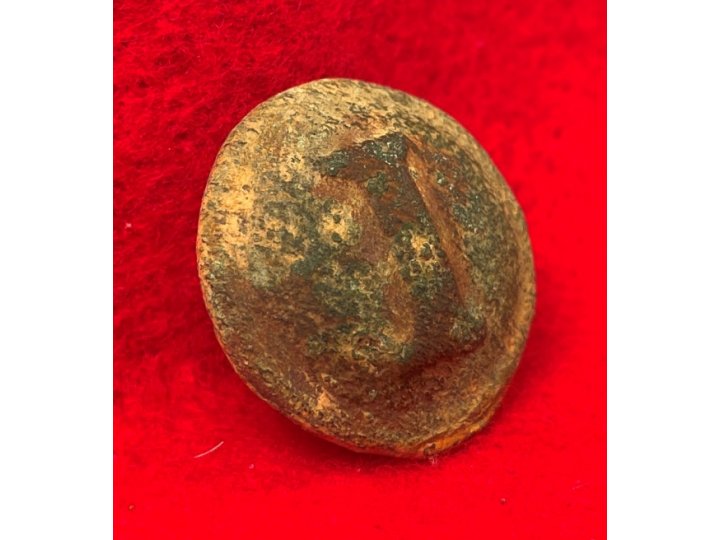 Confederate Infantry Coat Button - Block I