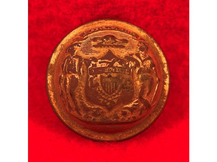 Wisconsin State Seal Coat Button