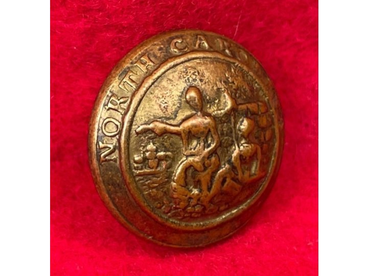 North Carolina State Seal Coat Button