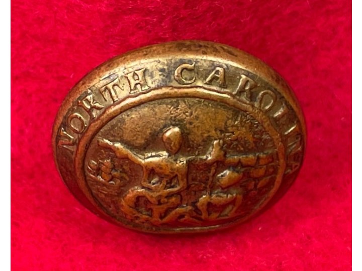 North Carolina State Seal Coat Button