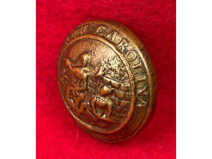 North Carolina State Seal Coat Button