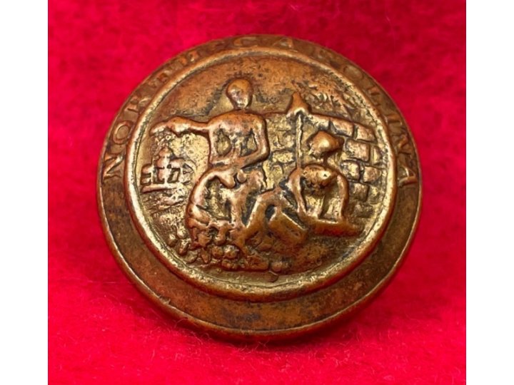 North Carolina State Seal Coat Button