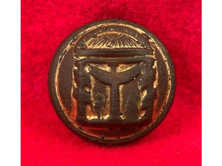 Georgia State Seal Coat Button