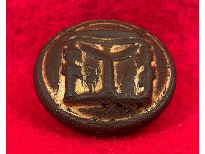 Georgia State Seal Coat Button