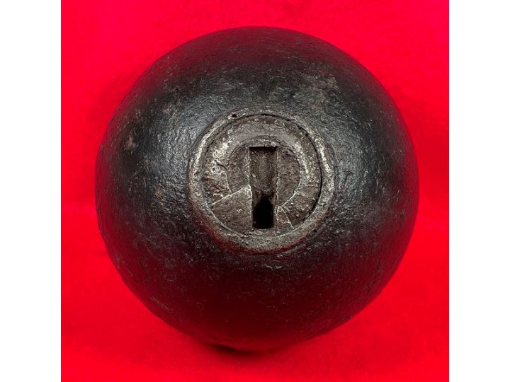 Federal 12-Pounder Shell with Un-Punched Bormann Time Fuze