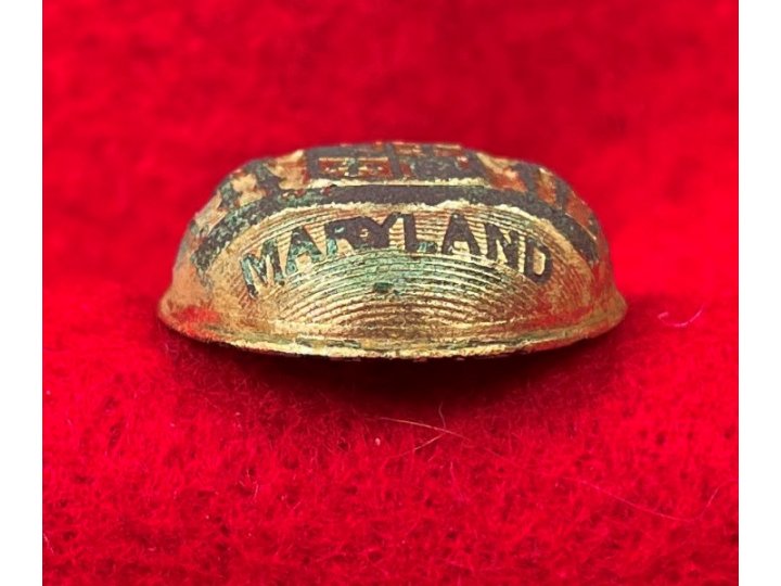 Maryland State Seal Coat Button - Front Only